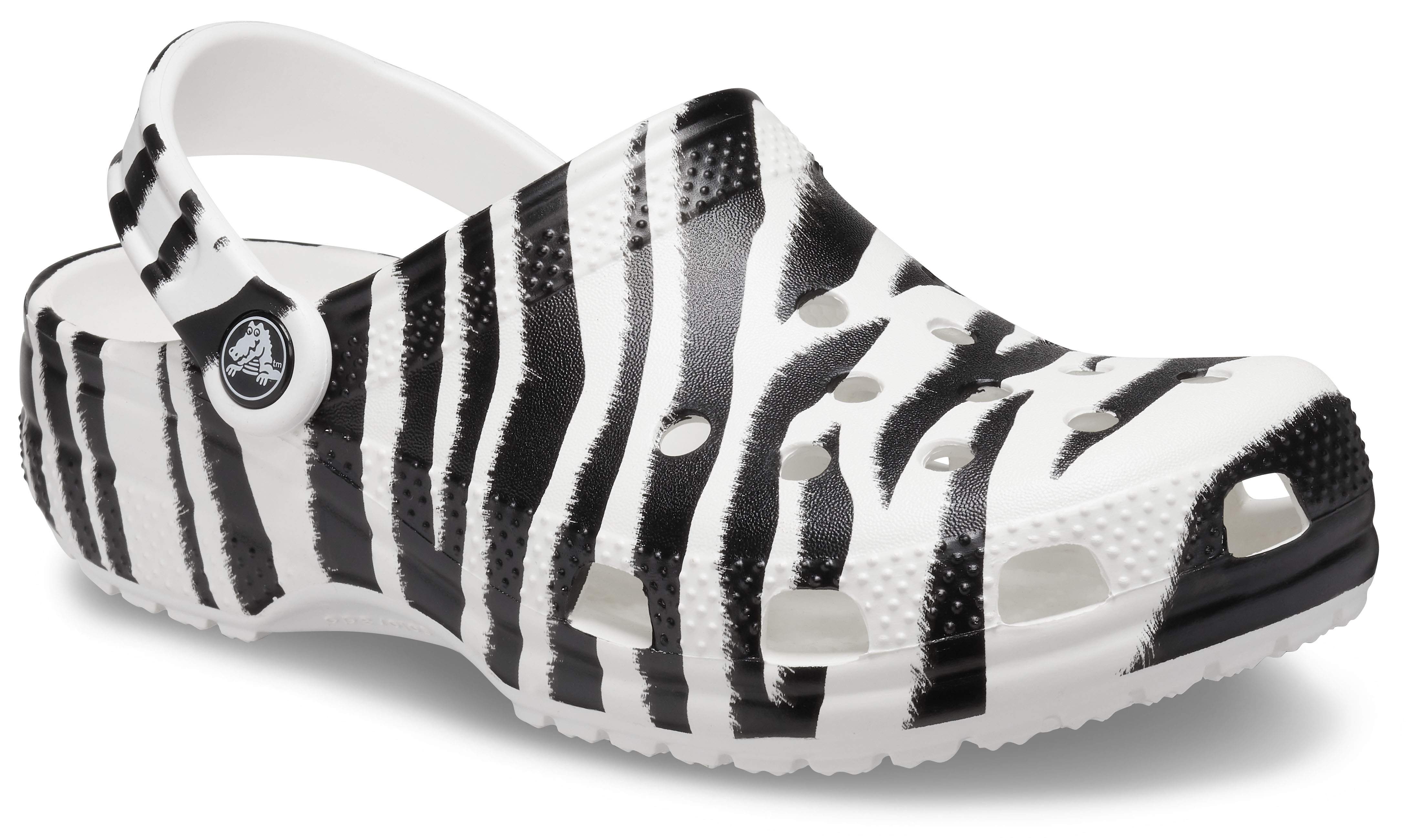 Mixte Crocs Mens Womens Classic Animal Clog|Zebra and Leopard Print Shoes